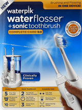 Waterpik Water Flosser + Sonic Toothbrush, Complete Care 5.0 – 1 Pack