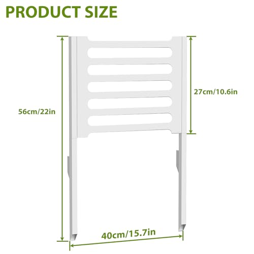 Privacy Fence 12 Pack, Air Conditioner Fence 15.7” ?? 22”, Outdoor Privacy Fence Screen, Trash Can Enclosure, Pool Equipment Panels, Panels Outdoor for Garden Patio