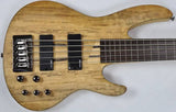 ESP LTD B-205 Fretless Spalted Maple Natural Satin 5 String Bass